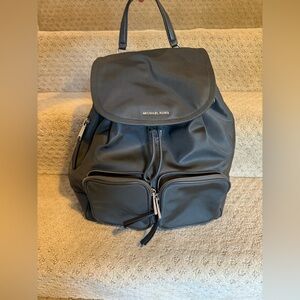 Michael Kors Gray & Silver backpack